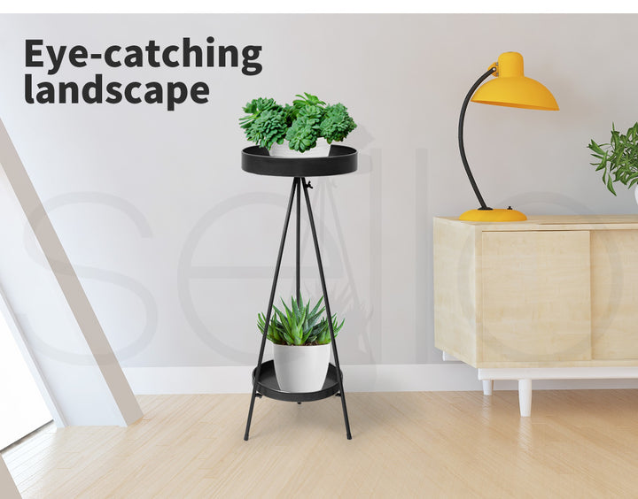 Plant Stand 2 Tiers Outdoor Indoor Large.