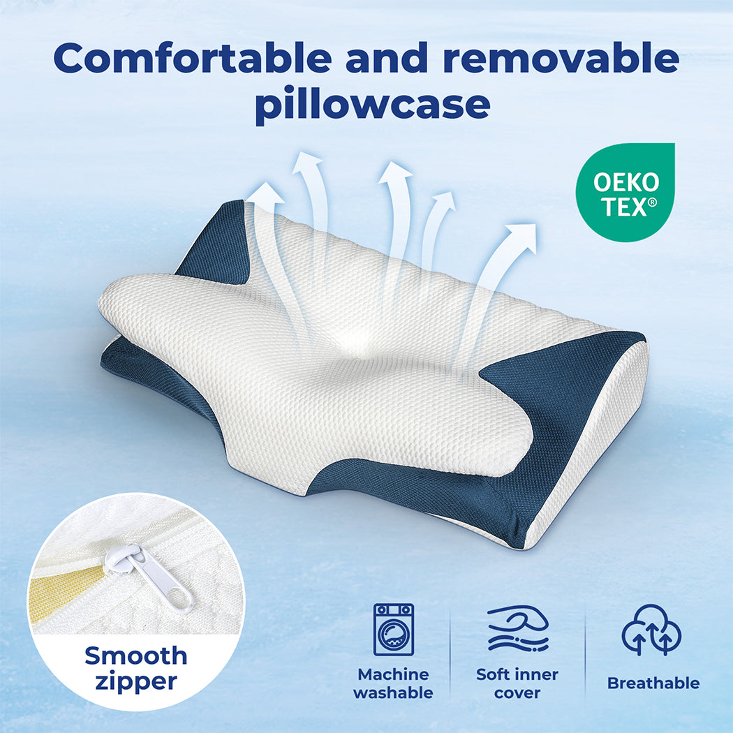 Memory Foam Cervical Support Pillow.