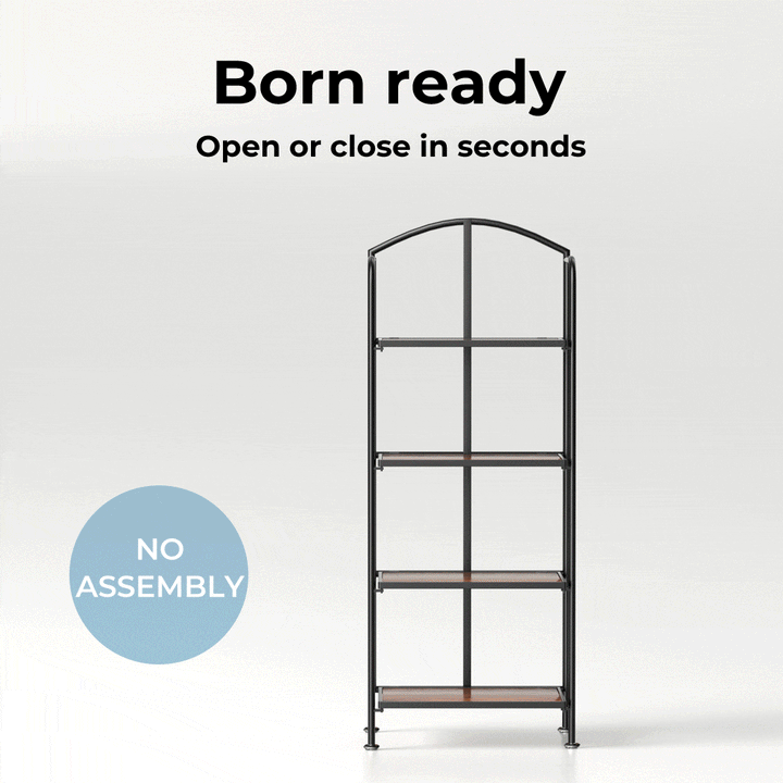 Display Shelf Bookshelf Foldable.