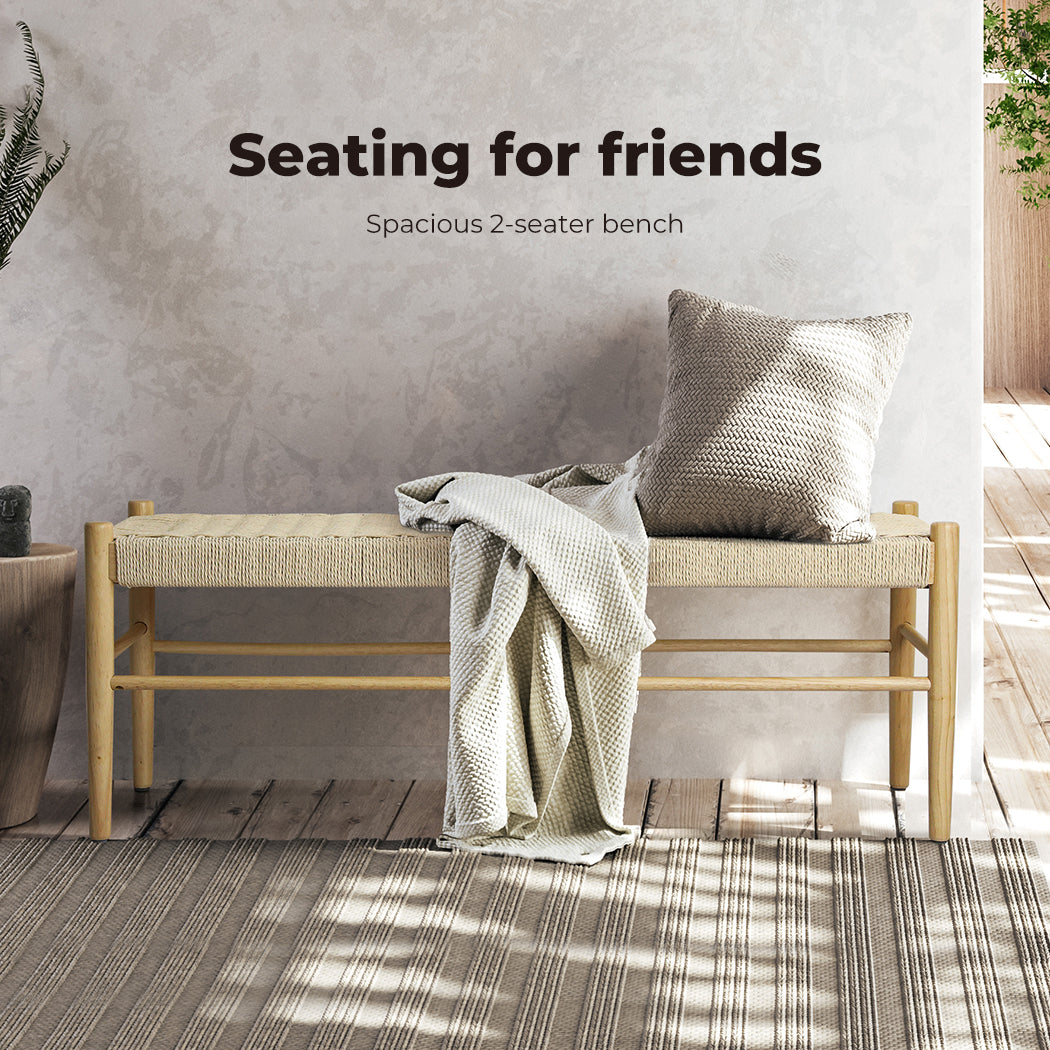 Kraft Rope Bench Seat.