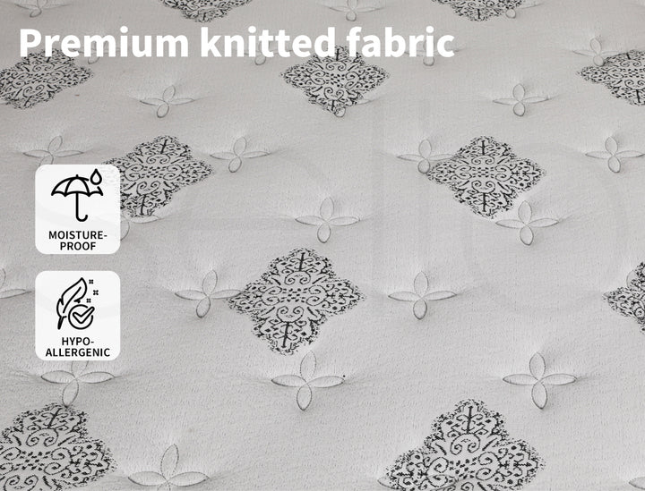 Bedding Mattress Spring King Single Premium Bed Top Foam Medium Firm 30CM.