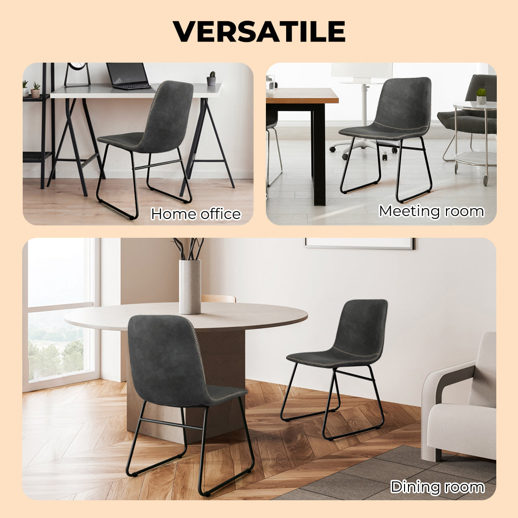 2x Dining Chairs Kitchen Table Set.