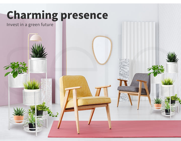 6 Tier Plant Stand Swivel Outdoor