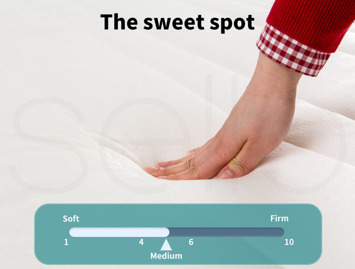 Bedding Mattress Spring King Single Premium Bed Top Foam Medium Firm 18CM.