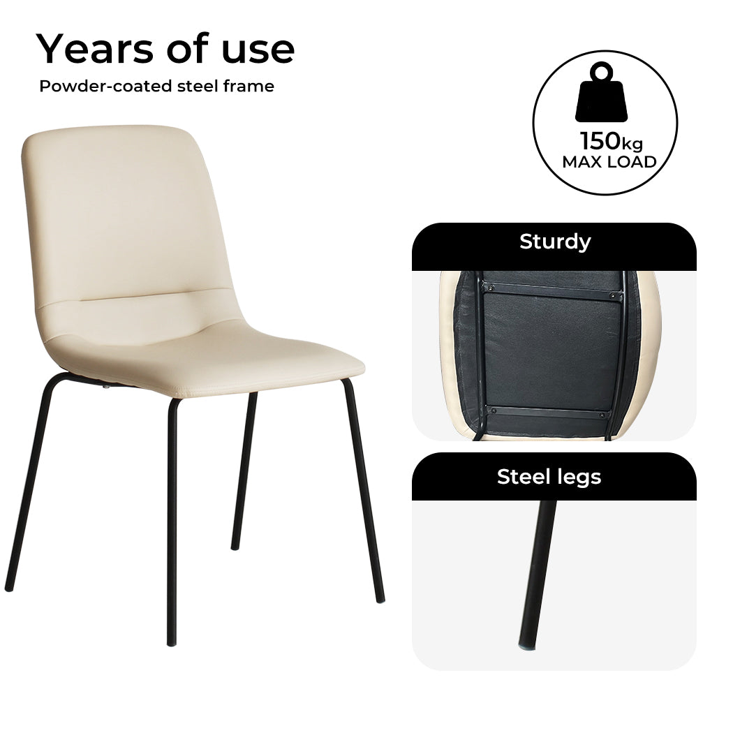 Stackable Dining Chairs for Kitchen.