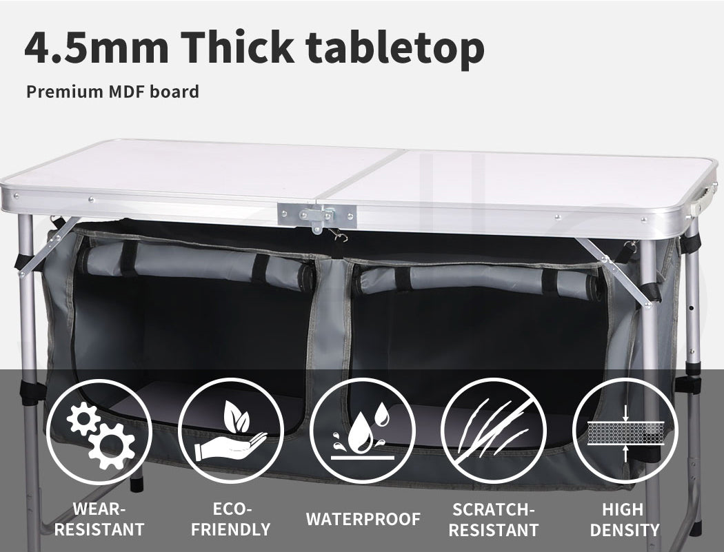 Folding Camping Table Aluminium.