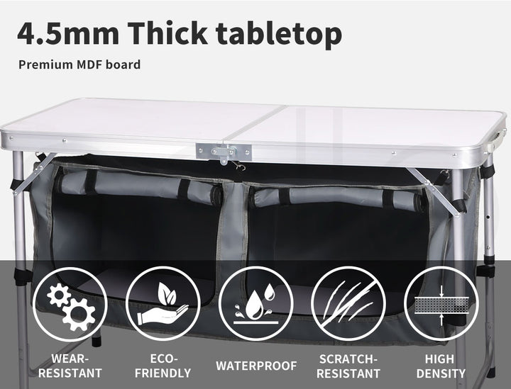 Folding Camping Table Aluminium.