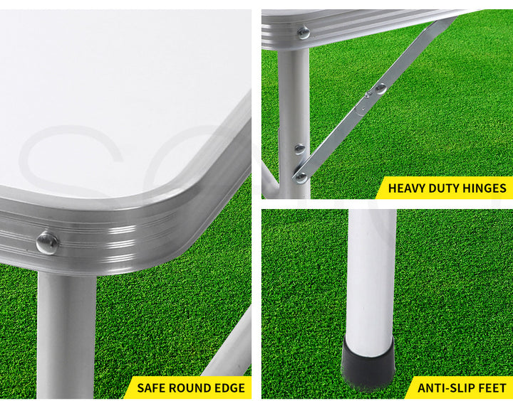 Camping Table Folding Aluminium.