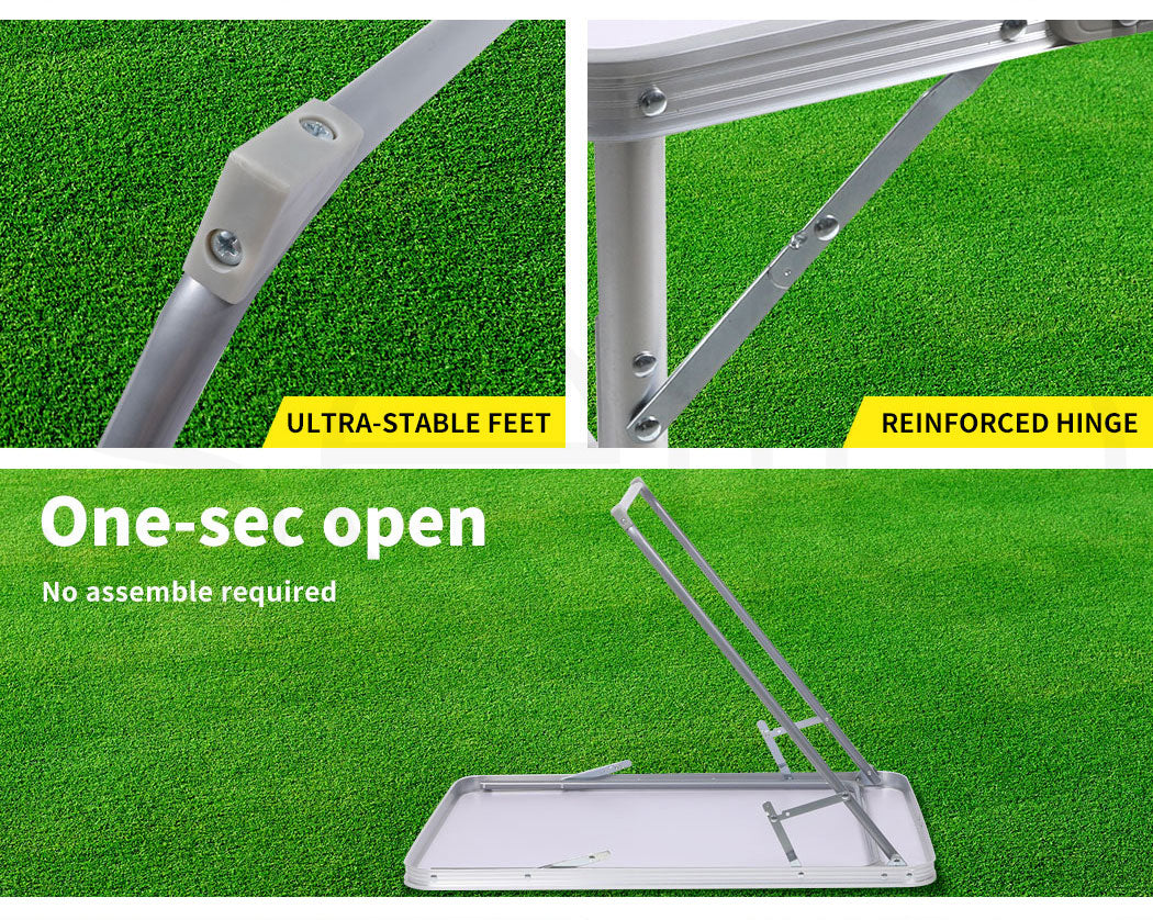 Folding Camping Table Aluminium.