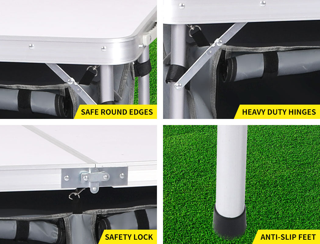 Folding Camping Table Aluminium.