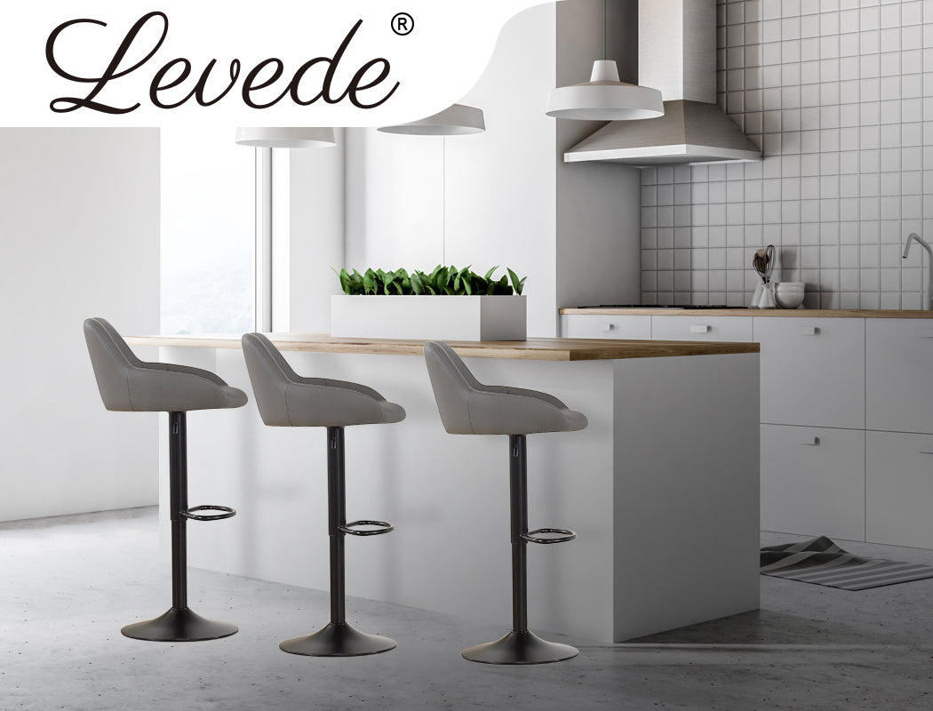 2x Bar Stools Kitchen Chairs Swivel Barstools.