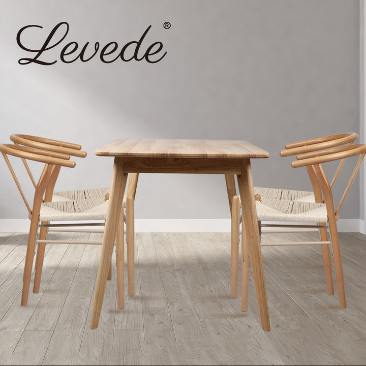Oak Wishbone Chair x 2.