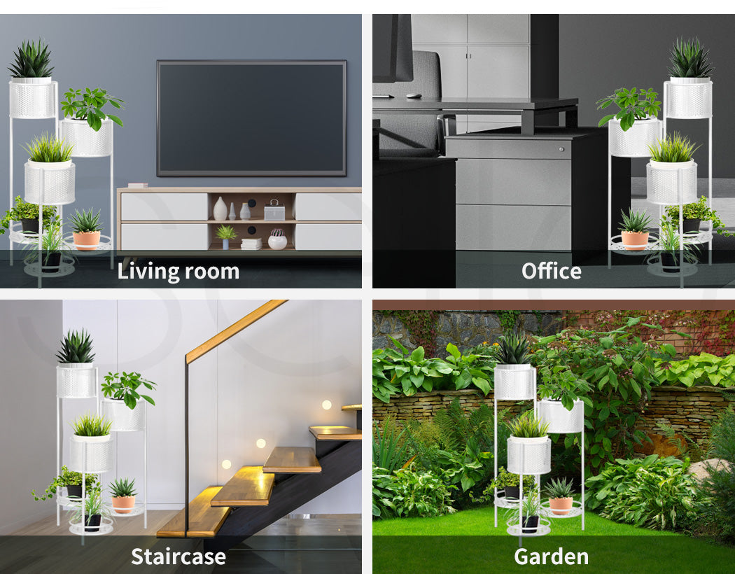 6 Tier Plant Stand Swivel Outdoor