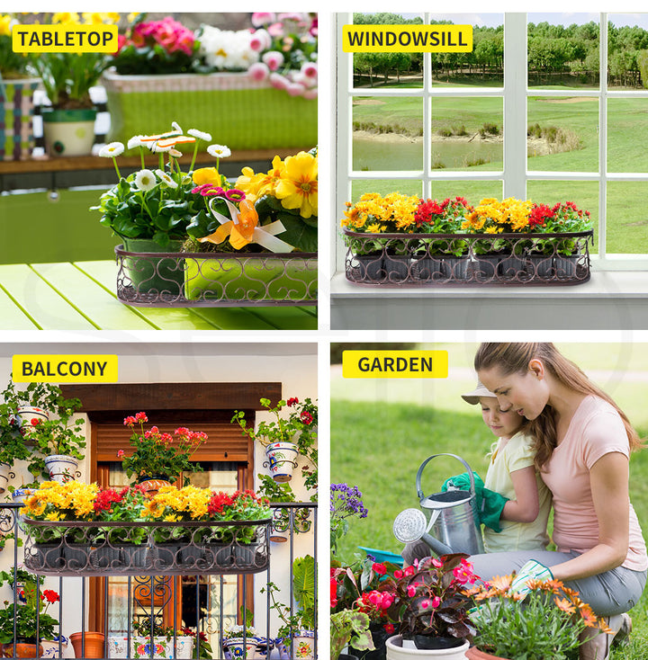Plant Stand Outdoor Indoor Home - Oval and Rectangle Options