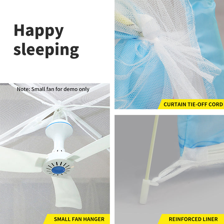 Mosquito Bed Nets Foldable Canopy for King and Queen Size.