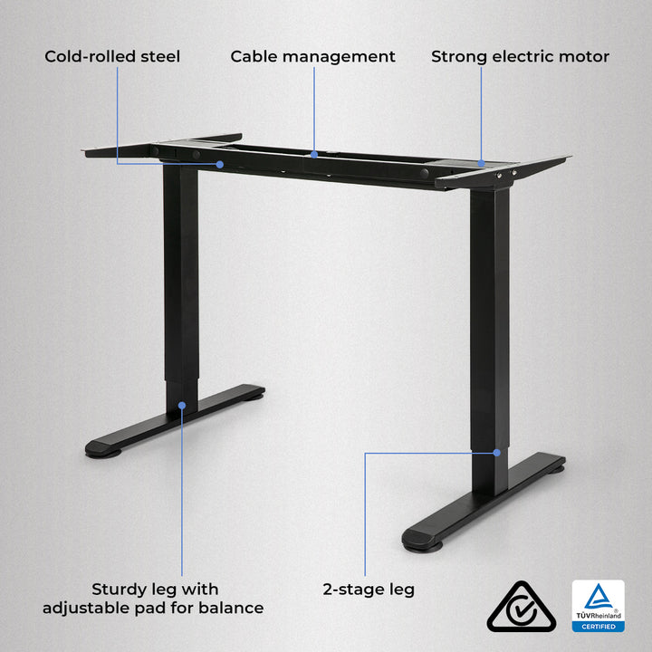 Motorised Standing Desk Adjustable 140cm.