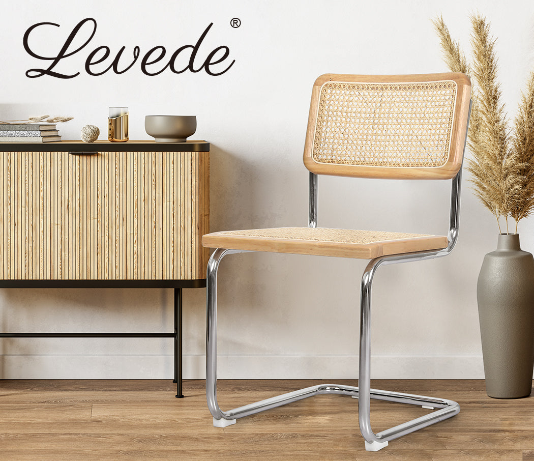 2x Rattan Chair Dining Chairs.