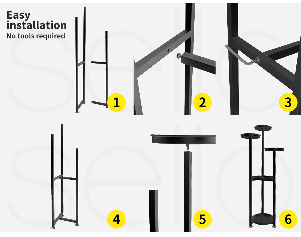 Plant Stand Outdoor Indoor Flower - Large and Medium