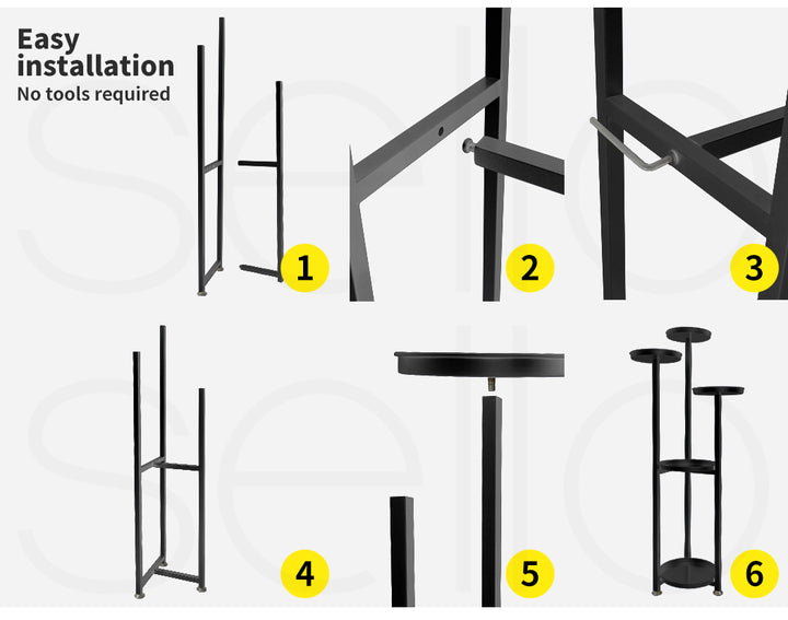 Plant Stand Outdoor Indoor Flower - Large and Medium