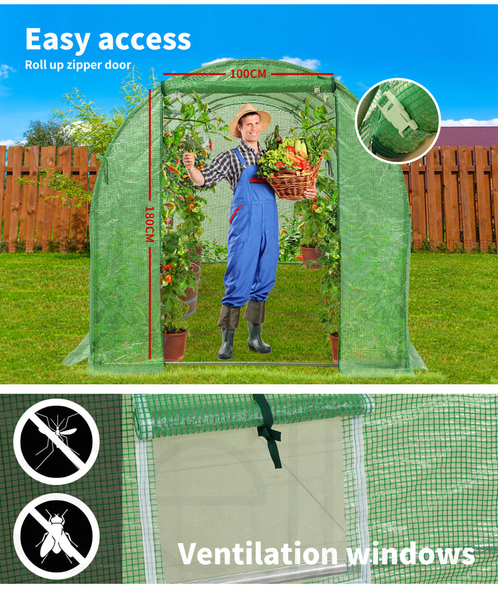Greenhouse Plastic Film Shed Walk in.