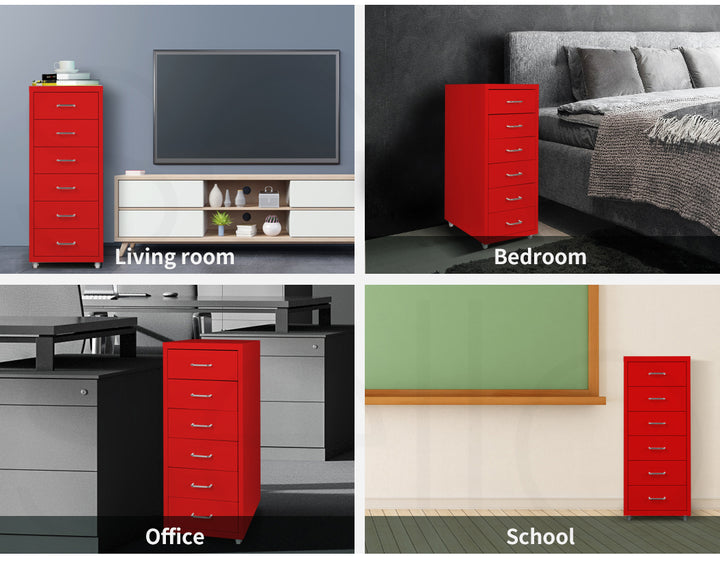 Office Cabinet 6 Drawer Storage Solutions