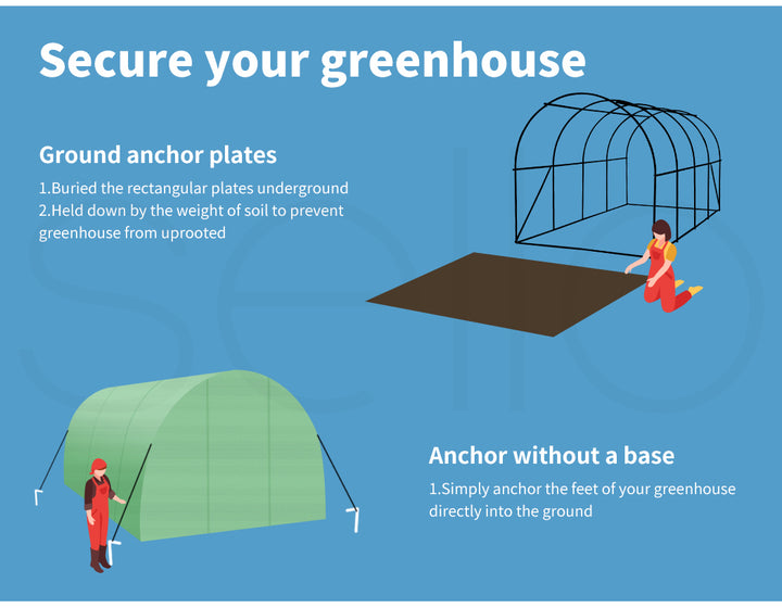 Greenhouse Plastic Film Shed Walk in.