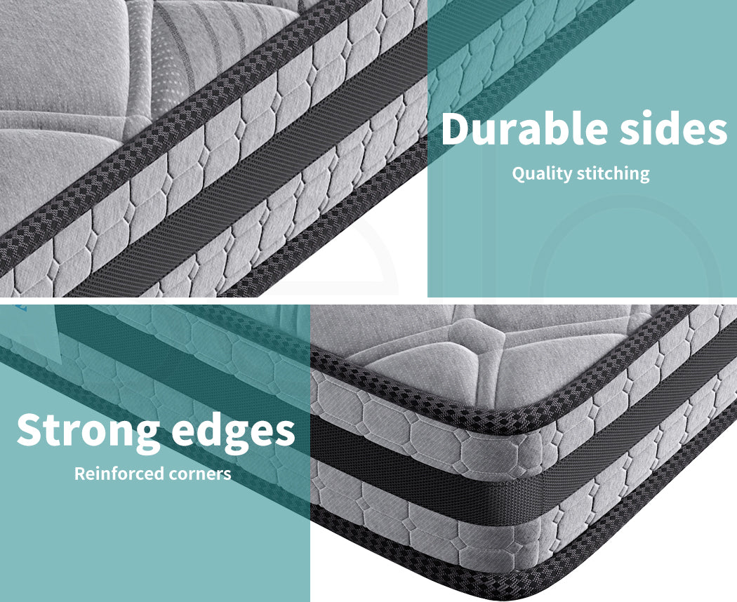 DreamZ Queen Mattress - Medium Firm 5-Zone Spring Support 22cm.