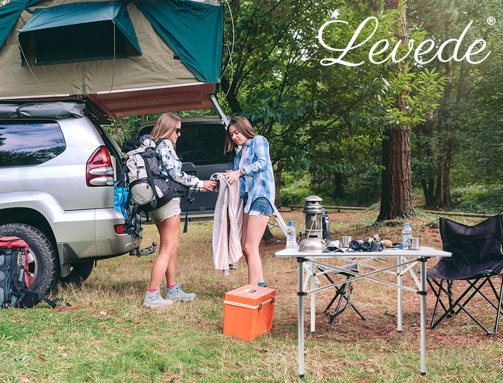 Roll Up Camping Table Folding.