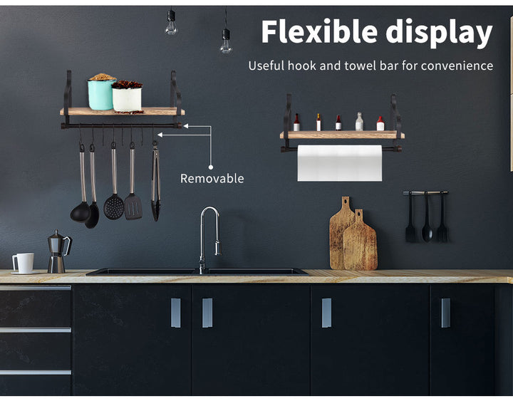 Floating Shelf Brackets for Wall Mounting.