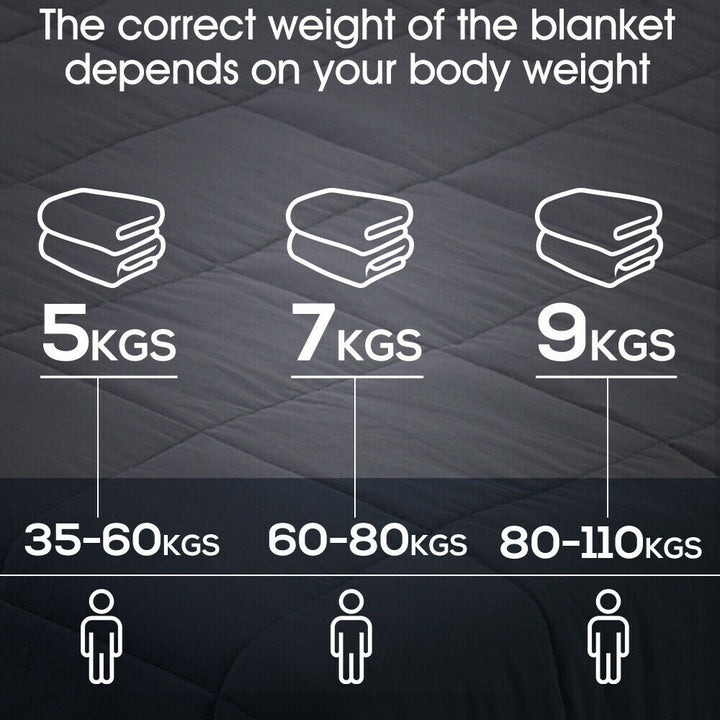 5KG Anti Anxiety Weighted Blanket 5KGS.
