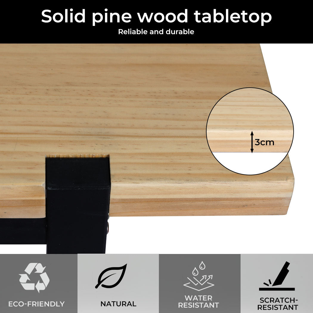 Dining Table Industrial Wooden.