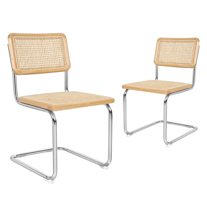 2x Rattan Chair Dining Chairs.