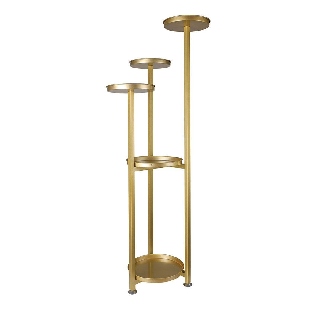 Levede Plant Stand Outdoor Indoor Flower Gold Large.