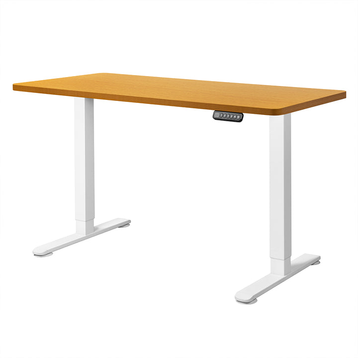 Levede Motorised Standing Desk Adjustable 140cm Natural 1000x 1MM.