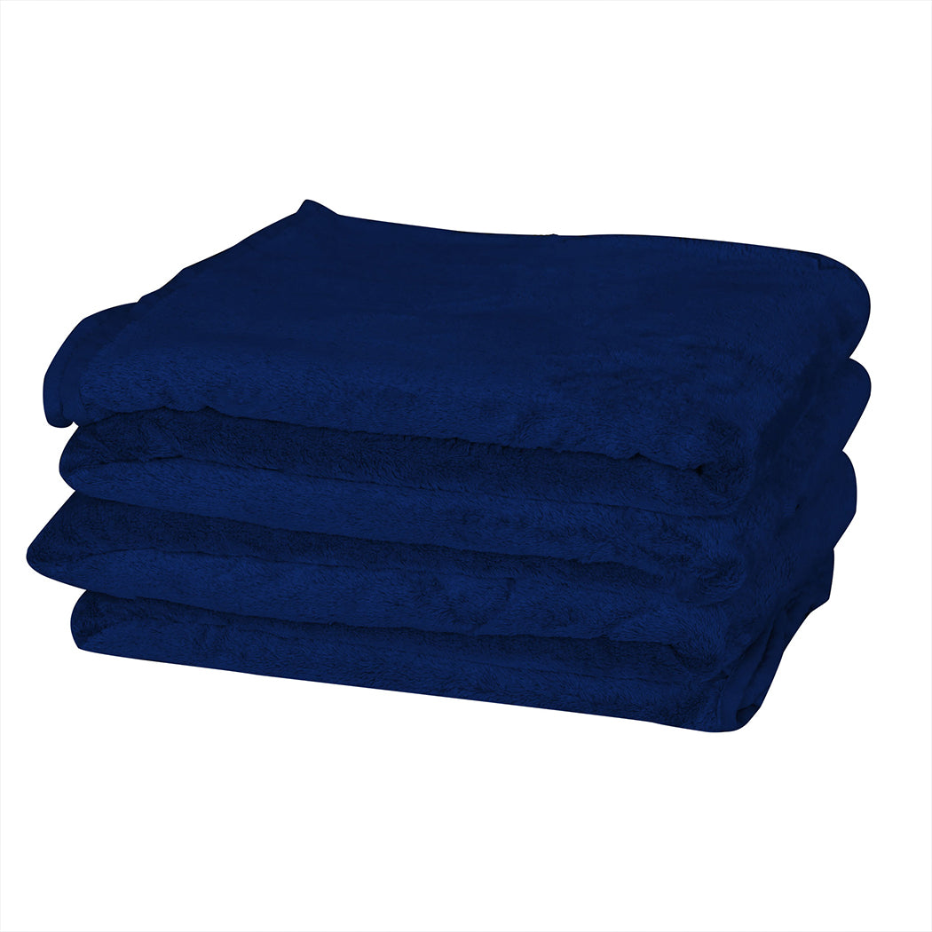 DreamZ 3x3M Large Oversized Blanket Navy.