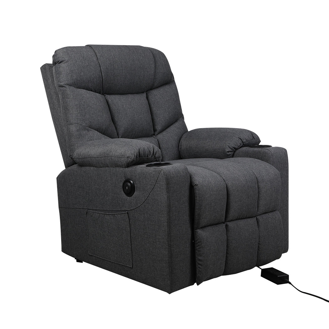 Levede Recliner Chair Electric Lift Grey.