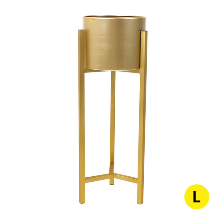Levede Plant Stand Garden Planter Metal Gold Large.
