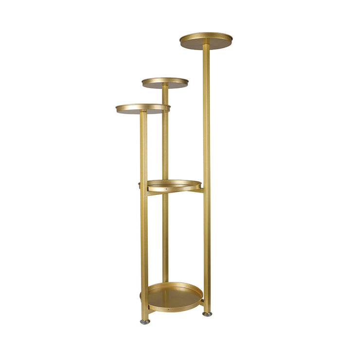 Levede Plant Stand Outdoor Indoor Flower Gold Medium.