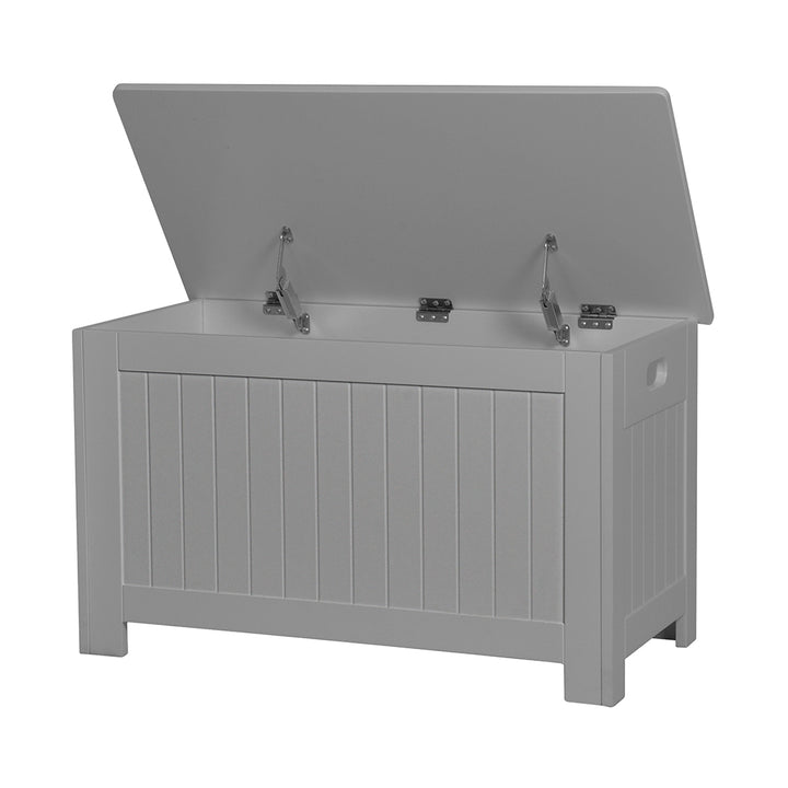 Levede Kids Toy Box Storage Chest Cabinet Grey.