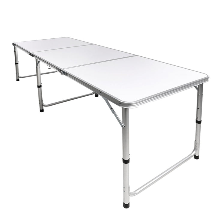 Levede Folding Camping Table Aluminium Silver.