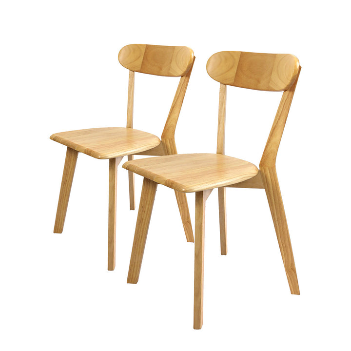 Levede 2x Dining Chairs Wooden Kitchen Chair.