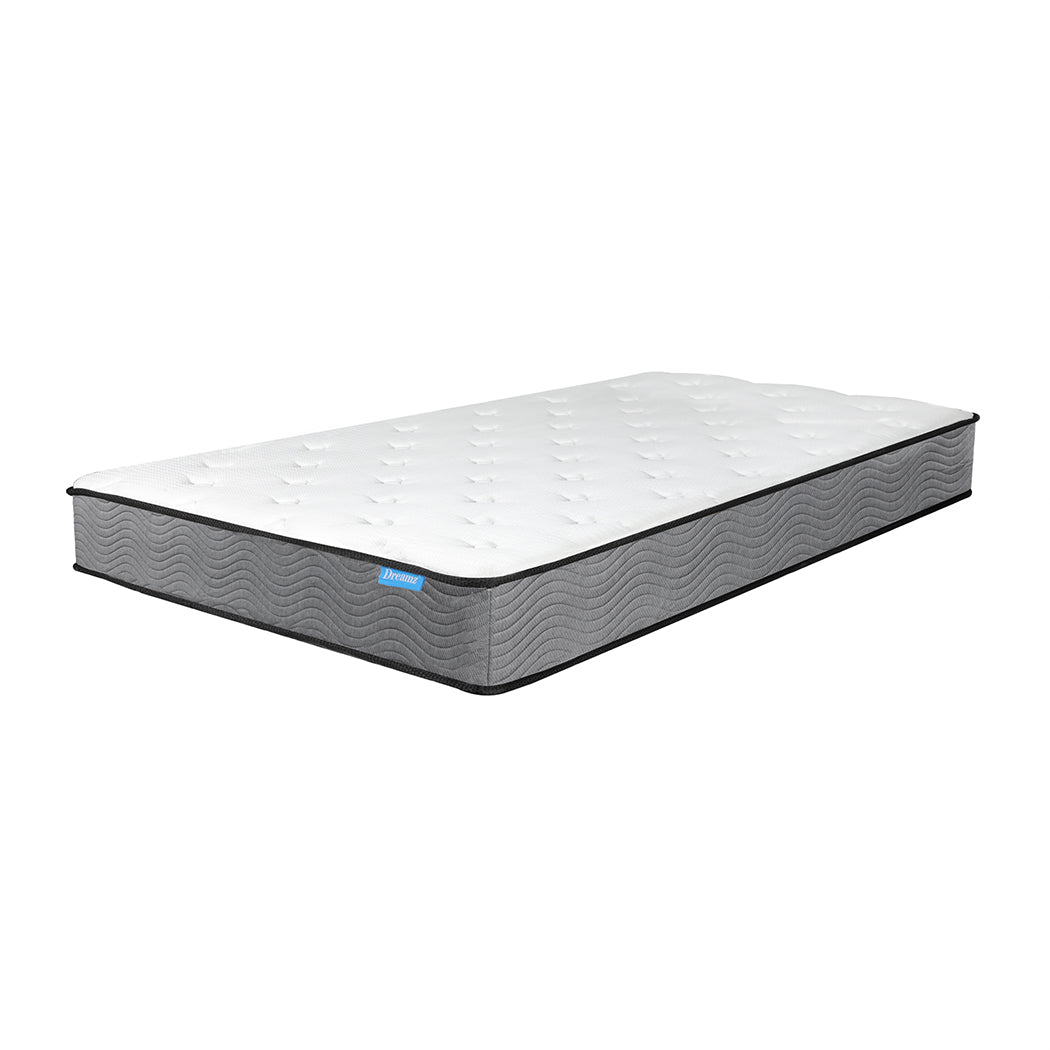 Spring Mattress Pocket Bed Coil Sleep Foam Extra Firm King Single 23CM.