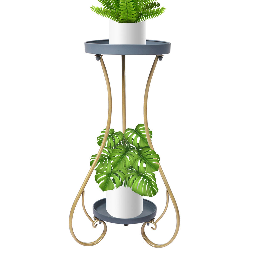 Levede Plant Stand 2 Tiers Outdoor Indoor Large.