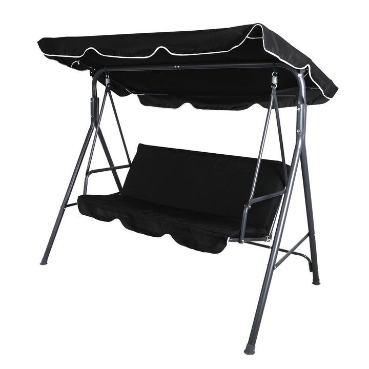 Levede Swing Chair Hammock Outdoor Furniture Black.