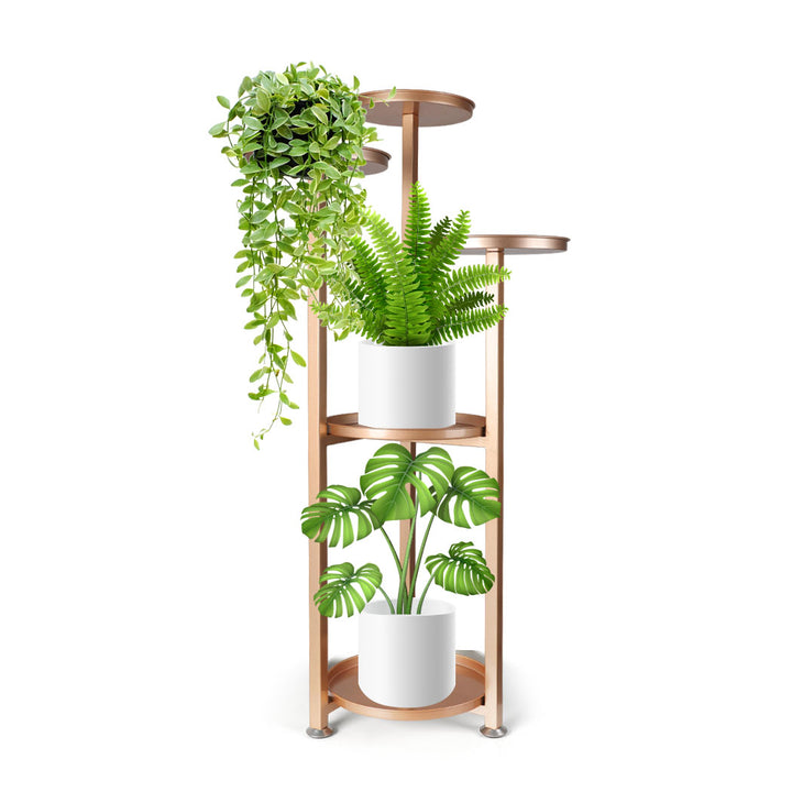Levede Plant Stand Outdoor Indoor Flower Rose Gold Medium.