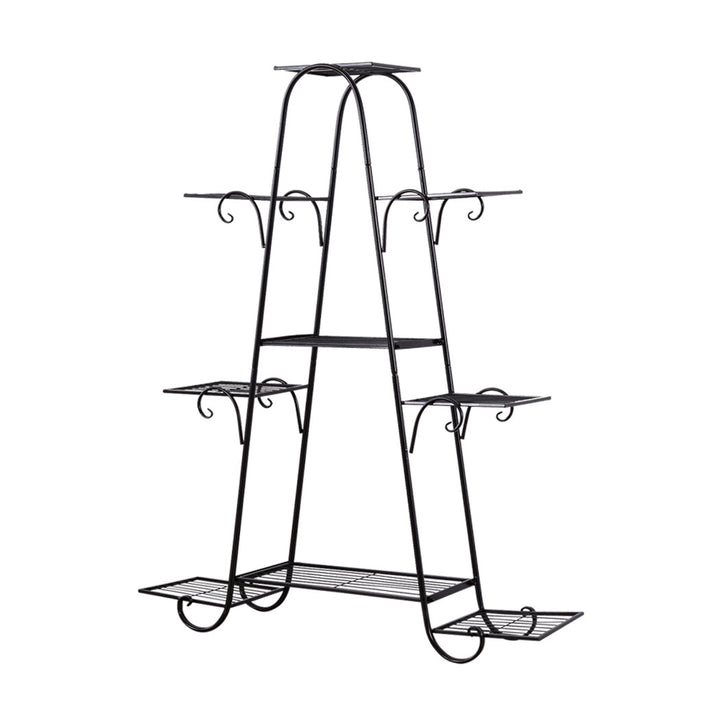 Levede Outdoor Indoor Metal Plant Stand Black.
