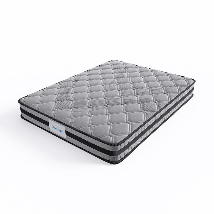 DreamZ Queen Mattress - Medium Firm 5-Zone Spring Support 22cm.