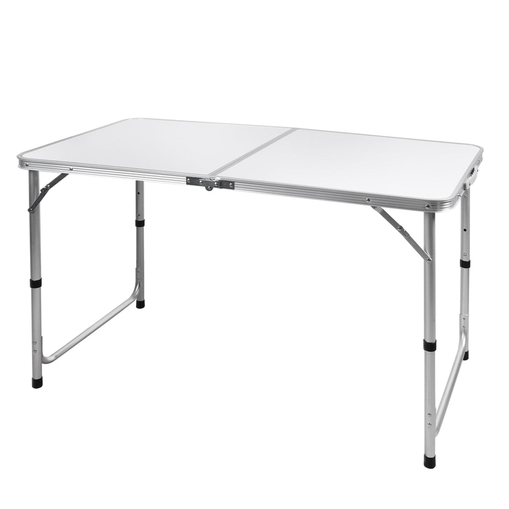 Levede Folding Camping Table Aluminium Silver.