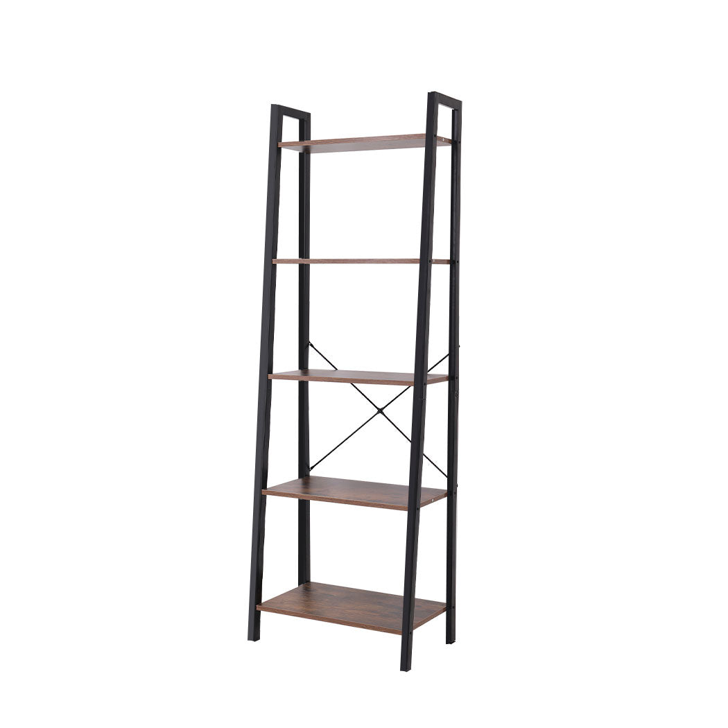 5 Tier Ladder Shelf Bookshelf.