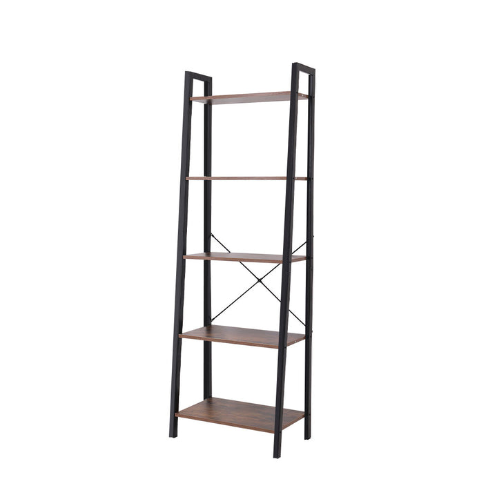 5 Tier Ladder Shelf Bookshelf.
